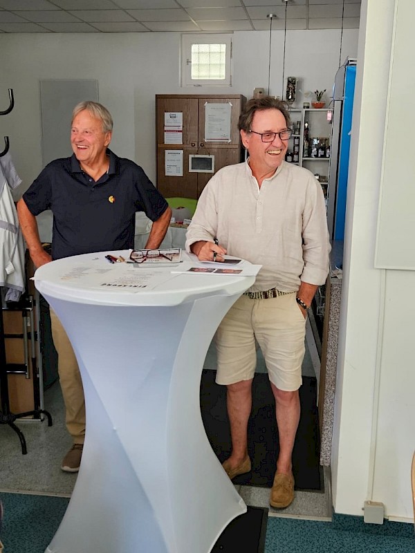 v.l.: Kurt Wallner und Obmann Peter Buggler